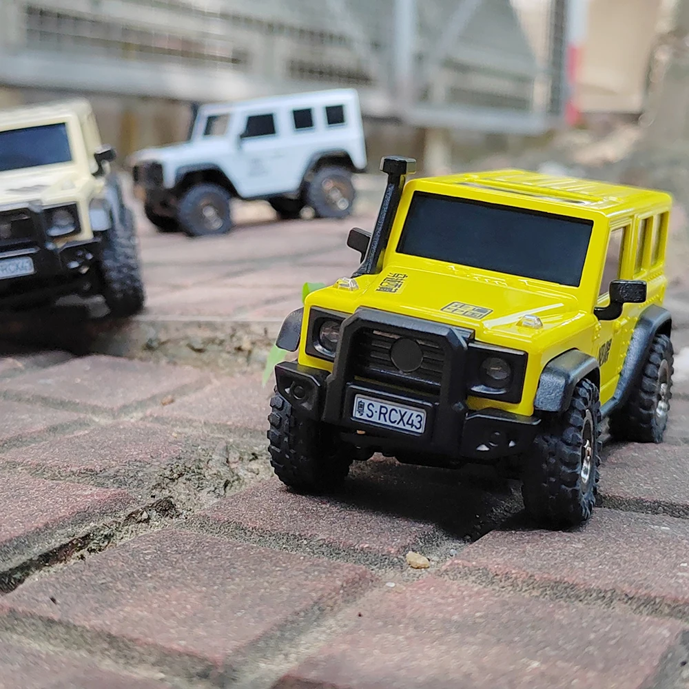 LDARC X43 RTR/BNR 1/43 크롤러 터보 RC카, 4WD 리모컨 미니 클라이밍 실내 레이싱 차량, 어린이 성인용 장난감 오프로더