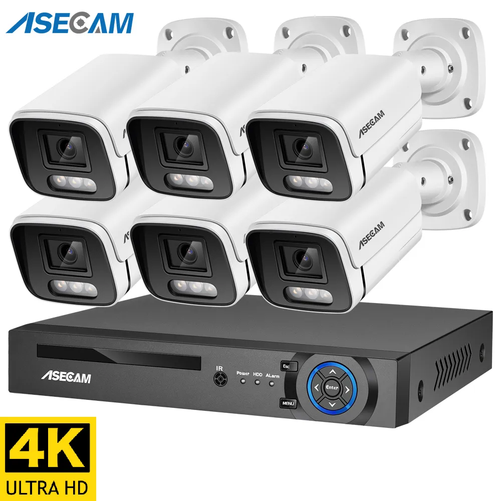 4K 보안 카메라 시스템 8MP 오디오 마이크 CCTV POE NVR AI 컬러 야간 홈 비디오 감시 카메라 야외 세트, 신제품 title=4K 보안 카메라 시스템 8MP 오디오 마이크 CCTV POE NVR AI 컬러 야간 홈 비디오 감시 카메라 야외 세트, 신제품 