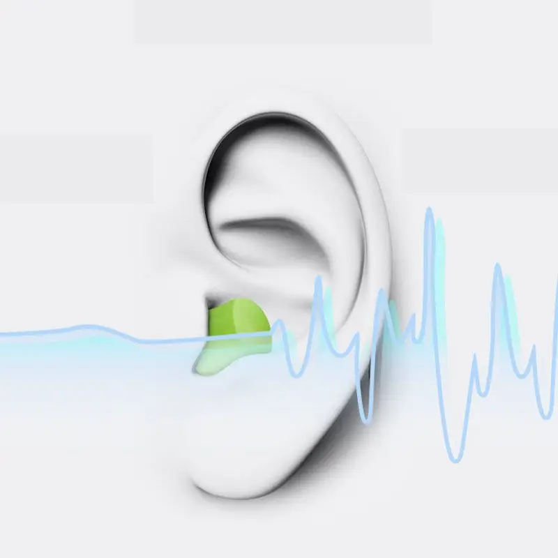 부드러운 스폰지 귀마개, 수면 여행용 수면 귀마개, 소음 감소 비율 35.5db, 방음, 24 개, 60 개, 120 개