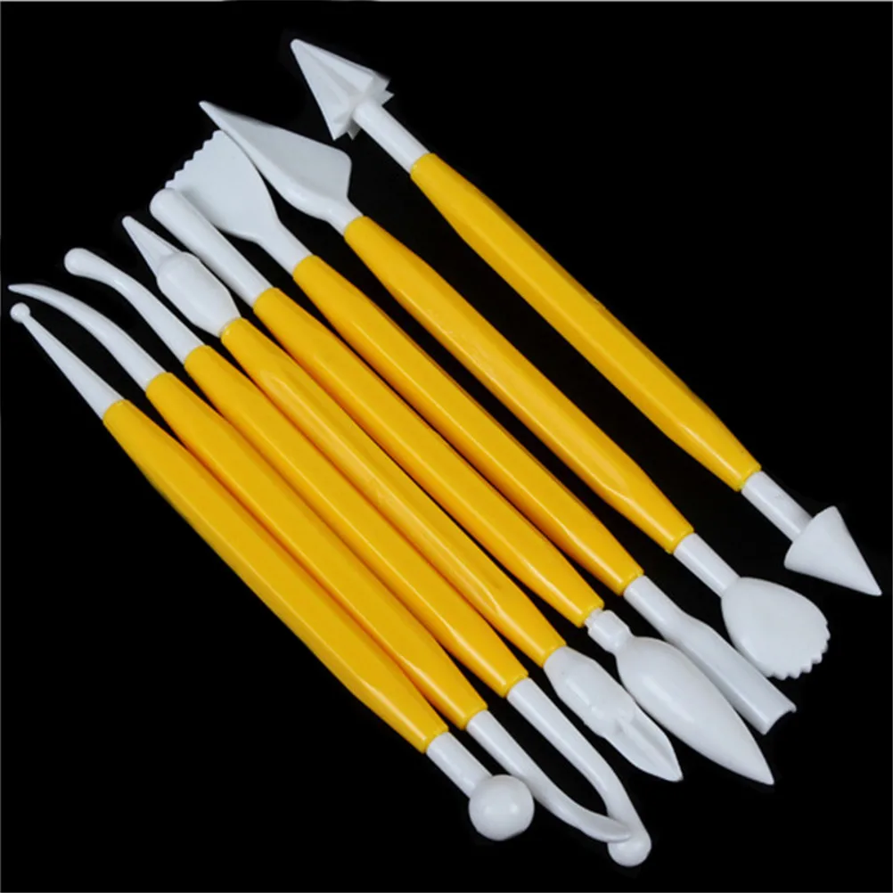 8 개/대 플라스틱 점토 조각 세트 polyform sculpey 도구 쉐이핑 클레이 playdough 도구 완구 폴리머 모델링 클레이 도구