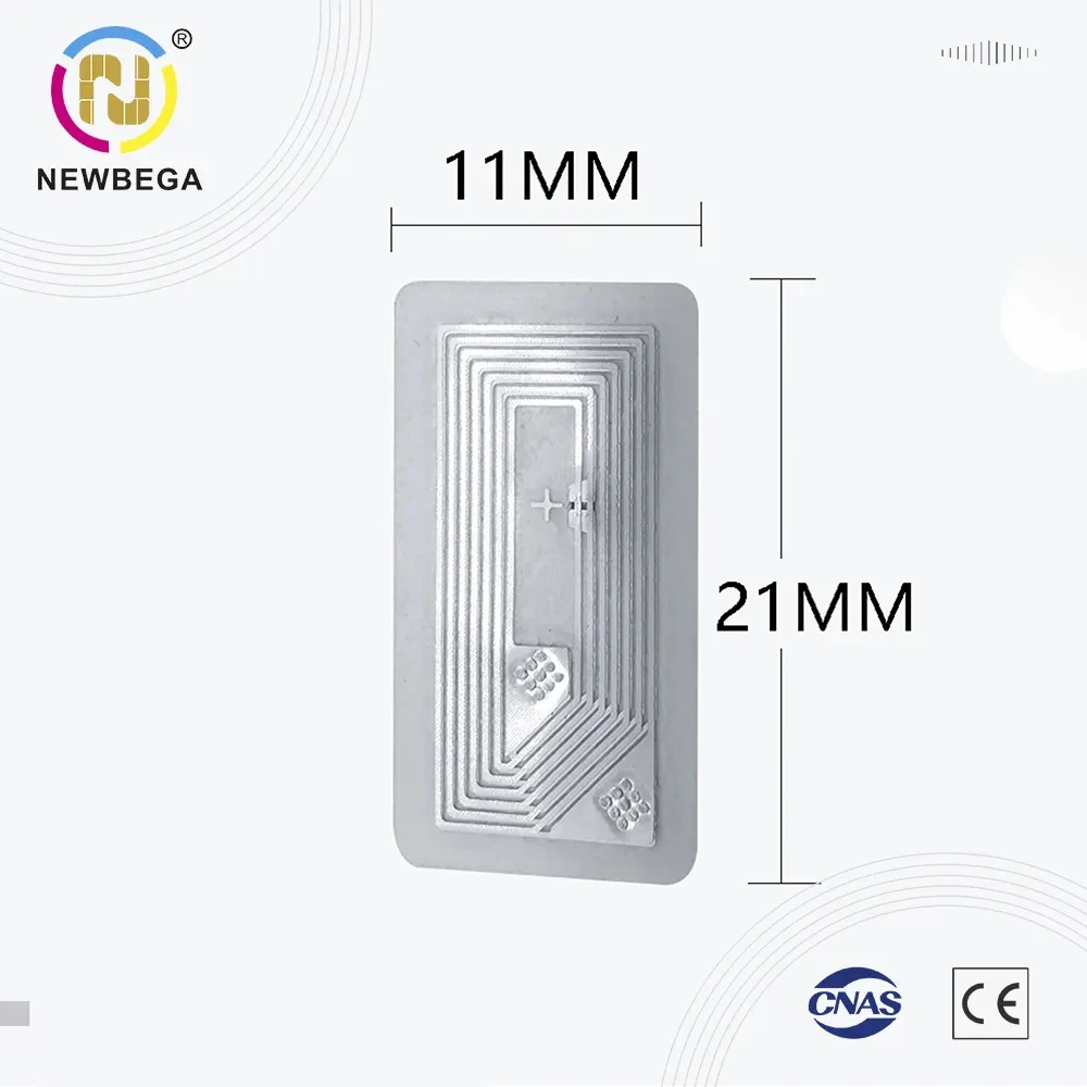 범용 소형 RFID 프로그래머 칩 라벨 NFC 스티커, 루비 아미보 태그, NTAG213, ISO 14443A, 13.56MHZ, 11*21mm