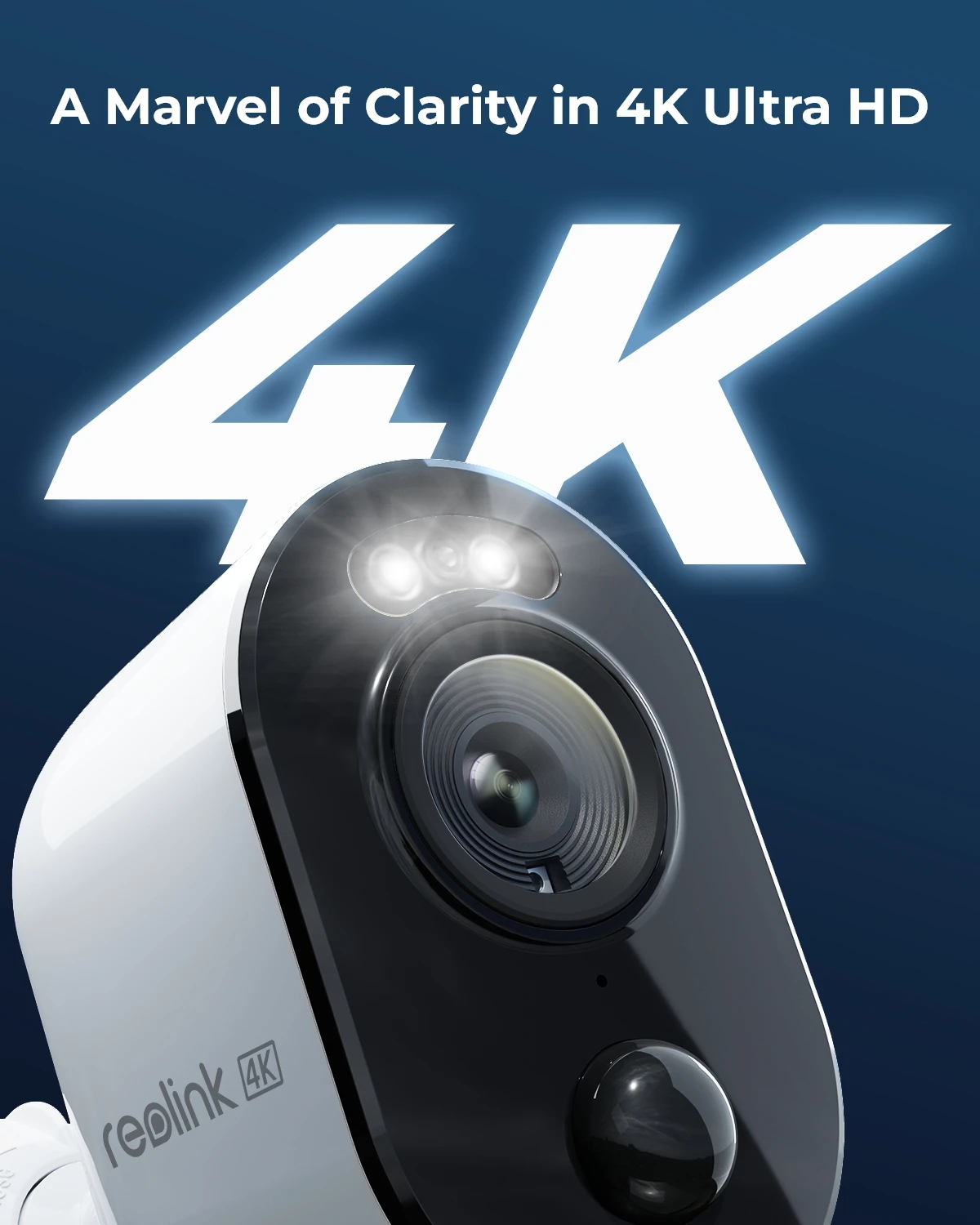 Reolink Argus 시리즈 야외 무선 보안 카메라, 5MP 컬러 나이트 비전, 2.4/5Ghz 와이파이 IP 카메라, 태양 지지대 배터리, 4K