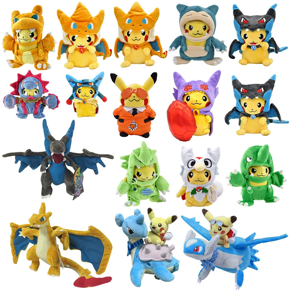 코스프레 포켓몬 플러시 장난감 인형 피카추 리자몽 X & Y 애니메이션 피규어, Eevee Steelix Squirtle snolax 플러시 어린이 선물 title=코스프레 포켓몬 플러시 장난감 인형 피카추 리자몽 X & Y 애니메이션 피규어, Eevee Steelix Squirtle snolax 플러시 어린이 선물 