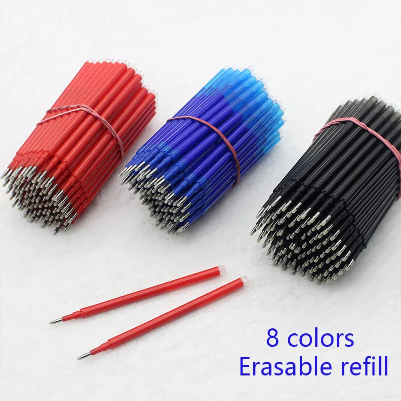 지워지는 젤 펜 교체 프레스 리필 학교 필기 문구 액세서리, 세척 가능한 핸들 로드, 8 색 잉크, 0.7mm, 5 개, 10 개, 20 개 title=지워지는 젤 펜 교체 프레스 리필 학교 필기 문구 액세서리, 세척 가능한 핸들 로드, 8 색 잉크, 0.7mm, 5 개, 10 개, 20 개 