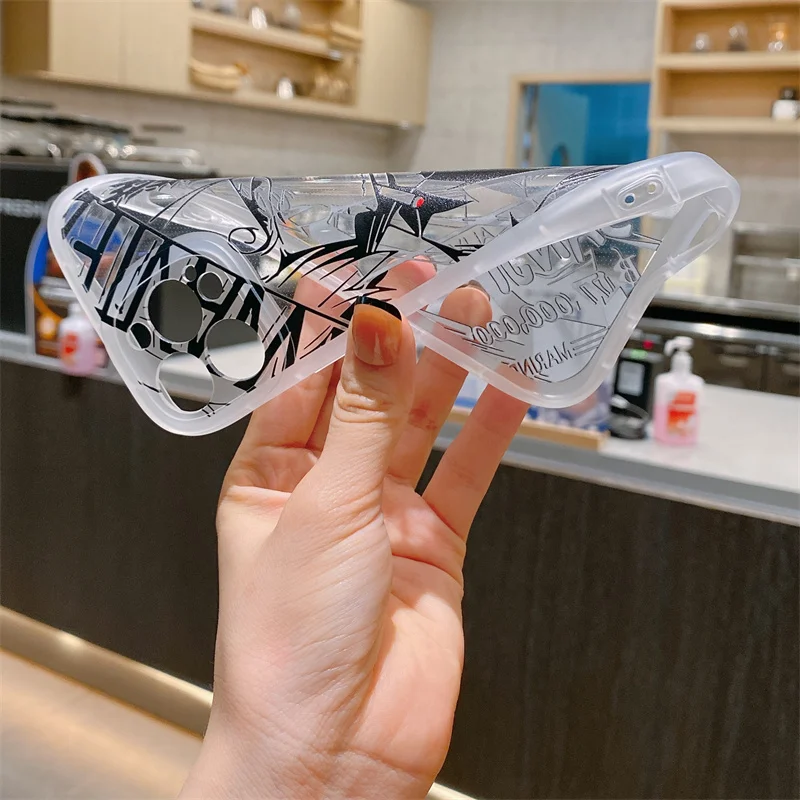 애니메이션 원피스 포트가스 에이스 휴대폰 케이스, 아이폰 13, 12, 11, 14, 15 프로 맥스 플러스, 상지 커버, 만화 펀다, 남녀공용 선물