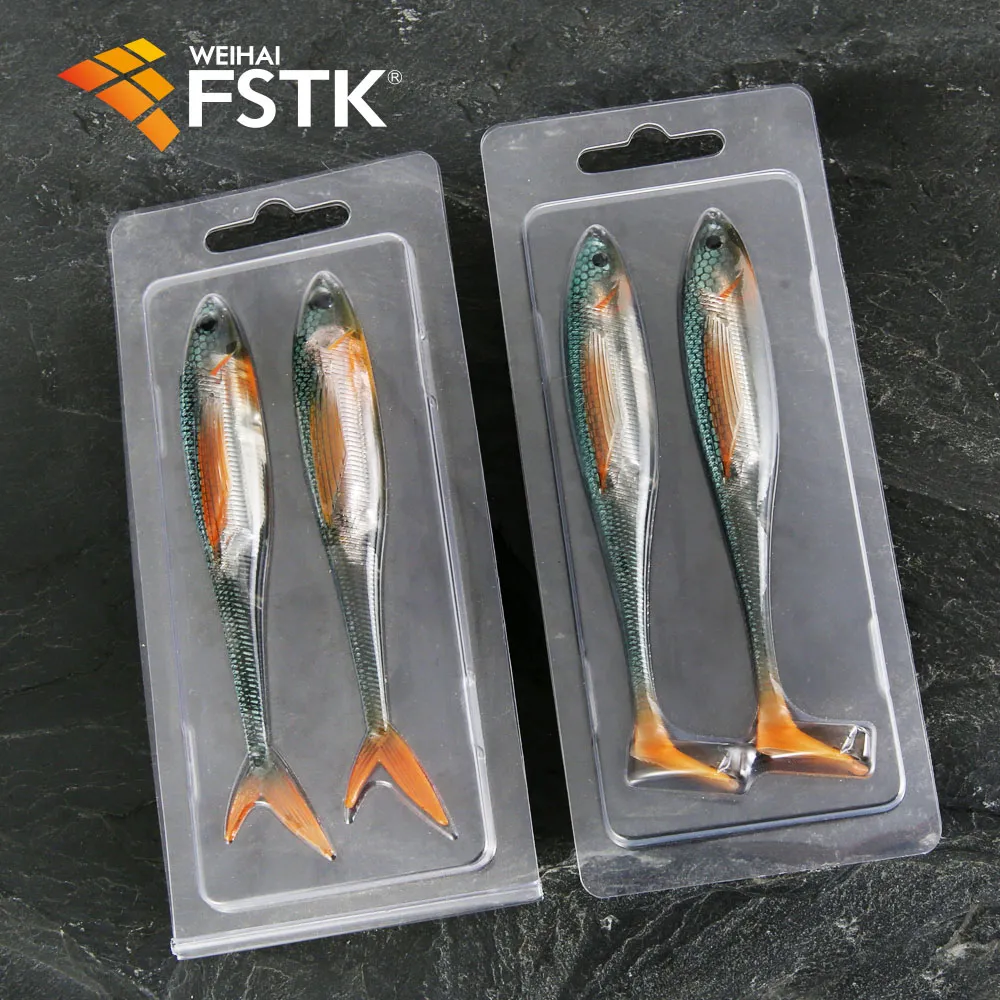 FSTK 2023 실리콘 미끼 패들 테일 샤드 웜, 실물 같은 부드러운 미끼, 스윔베이트, 민물 농어 송어 낚시 미끼, 9.4g, 12.5cm, 신제품