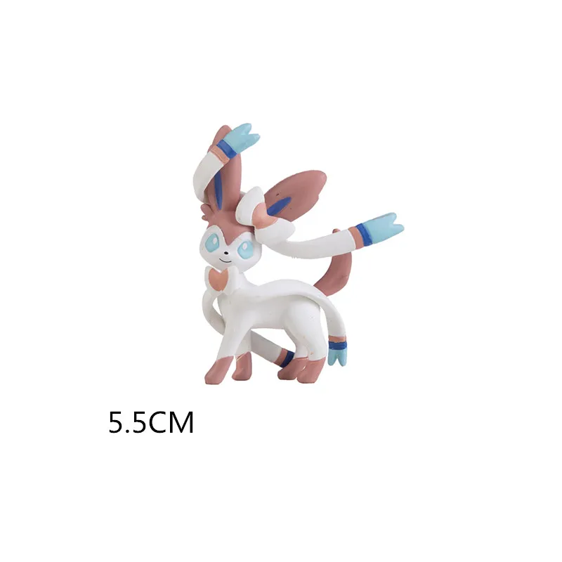 포켓몬 인기 만화 영화 애니메이션 피규어, 피카츄, Vulpix, 이브이, Venusaur 컬렉션, 애완 동물 액션 모델 장난감 선물, 3-8cm, 신제품