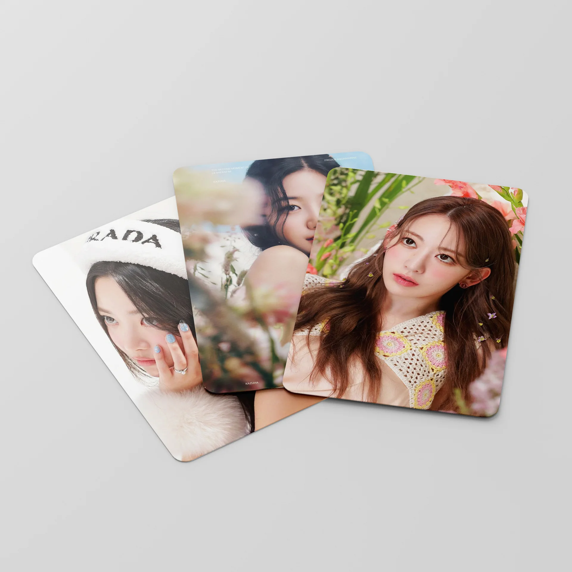 케이팝 걸그룹 로모 포토카드, 르세라핏 앤티프래질, 신상 앨범, FEARLESS, 귀여운 프린트 카드, 포스터 팬 선물, 세트당 55 장