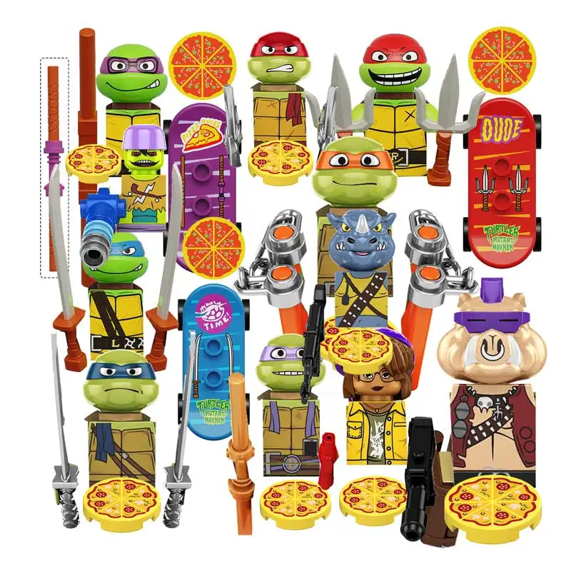 TMNT 게임 인형 브릭, 레오 래프 인형, 만화 미니 피규어, 액션 빌딩 블록, 장난감 브릭, 어린이 KDL817, KF6196 title=TMNT 게임 인형 브릭, 레오 래프 인형, 만화 미니 피규어, 액션 빌딩 블록, 장난감 브릭, 어린이 KDL817, KF6196 