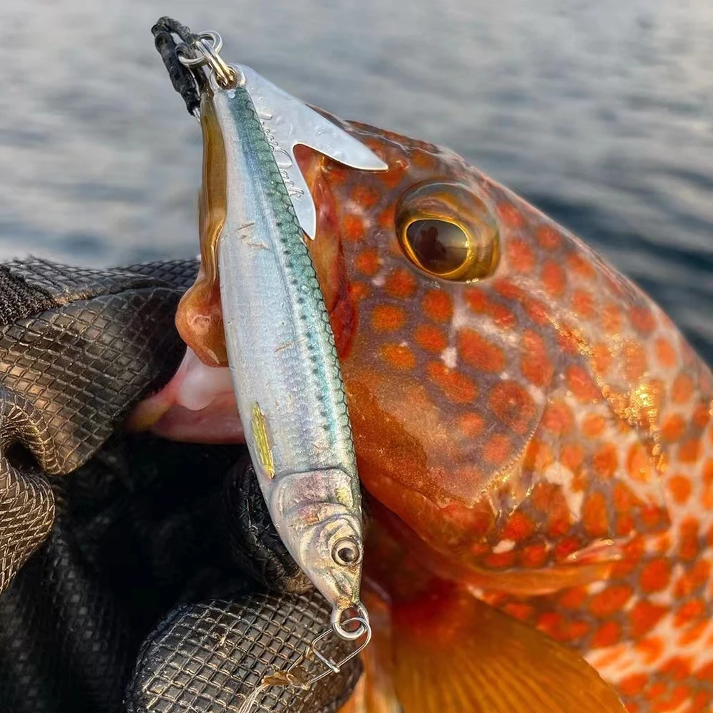 3D 금속 지그 쇼어 지깅 해수 낚시 미끼, 드래그 캐스트 하드 미끼, 배스 스푼 미끼, 송어 미끼, 참치 마히 말린용, 40G60G80G