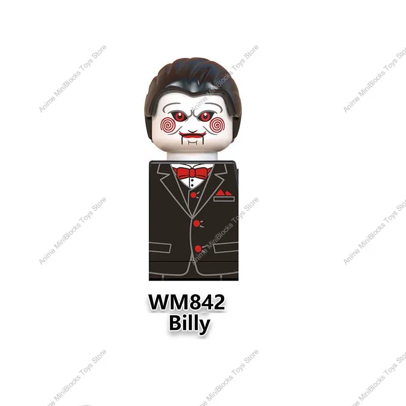 WM6075 WM6101 빌딩 블록 할로윈 만화 미니 피규어 액션 장난감 공포, 빛나는 사일런트 힐 벽돌 잭 피라미드 6102