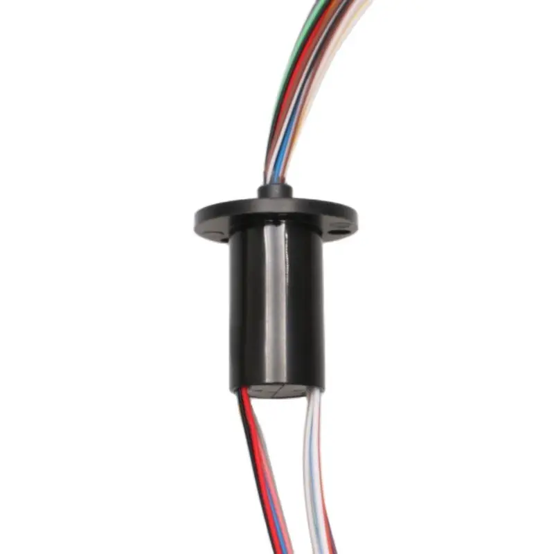 RC 굴삭기 모델용 마이크로 회전 슬립 링, DIY PTZ 짐벌 전기 컬렉터 링, 2, 4, 6, 8, 12/18 채널, 2A 직경 12.5mm