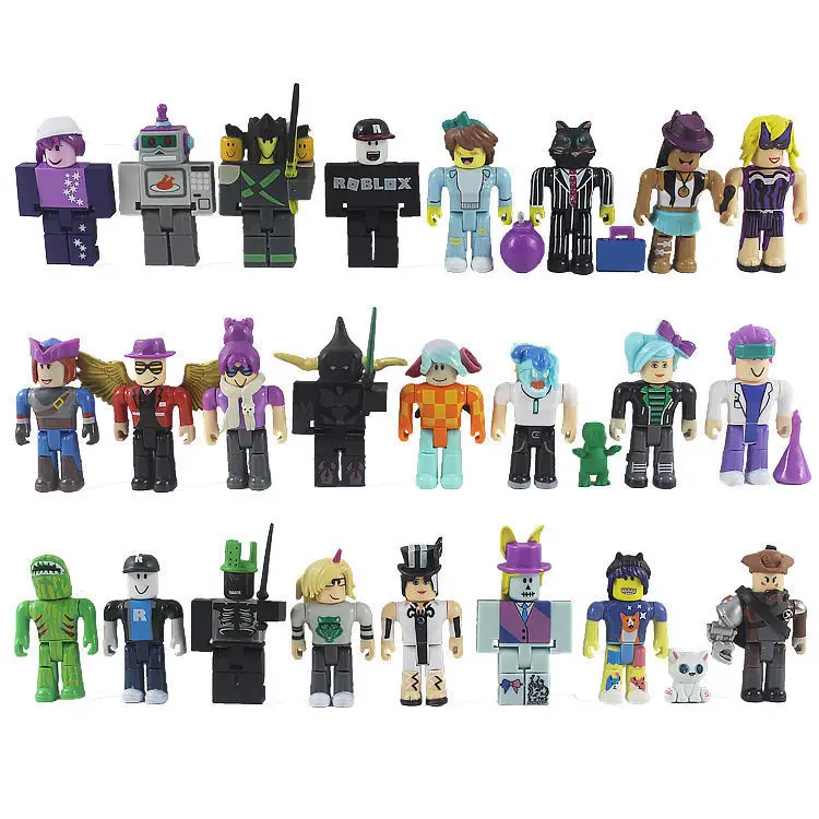 가상 세계 Roblox 인형 게임 주변 핸드 모델 장난감, 가상 세계 빌딩 블록 인형 장식, 박제 동물 파퉁