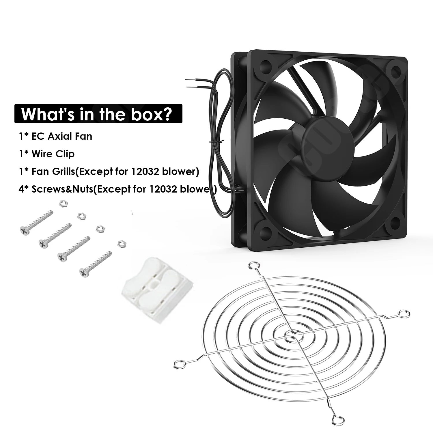 EC 축 팬 60mm 80mm 90mm 120mm 볼 브러시리스 팬 쿨러, AC 110V 120V 220V 230V 240V 컴퓨터 케이스 팬 6025 8025 9225 12038