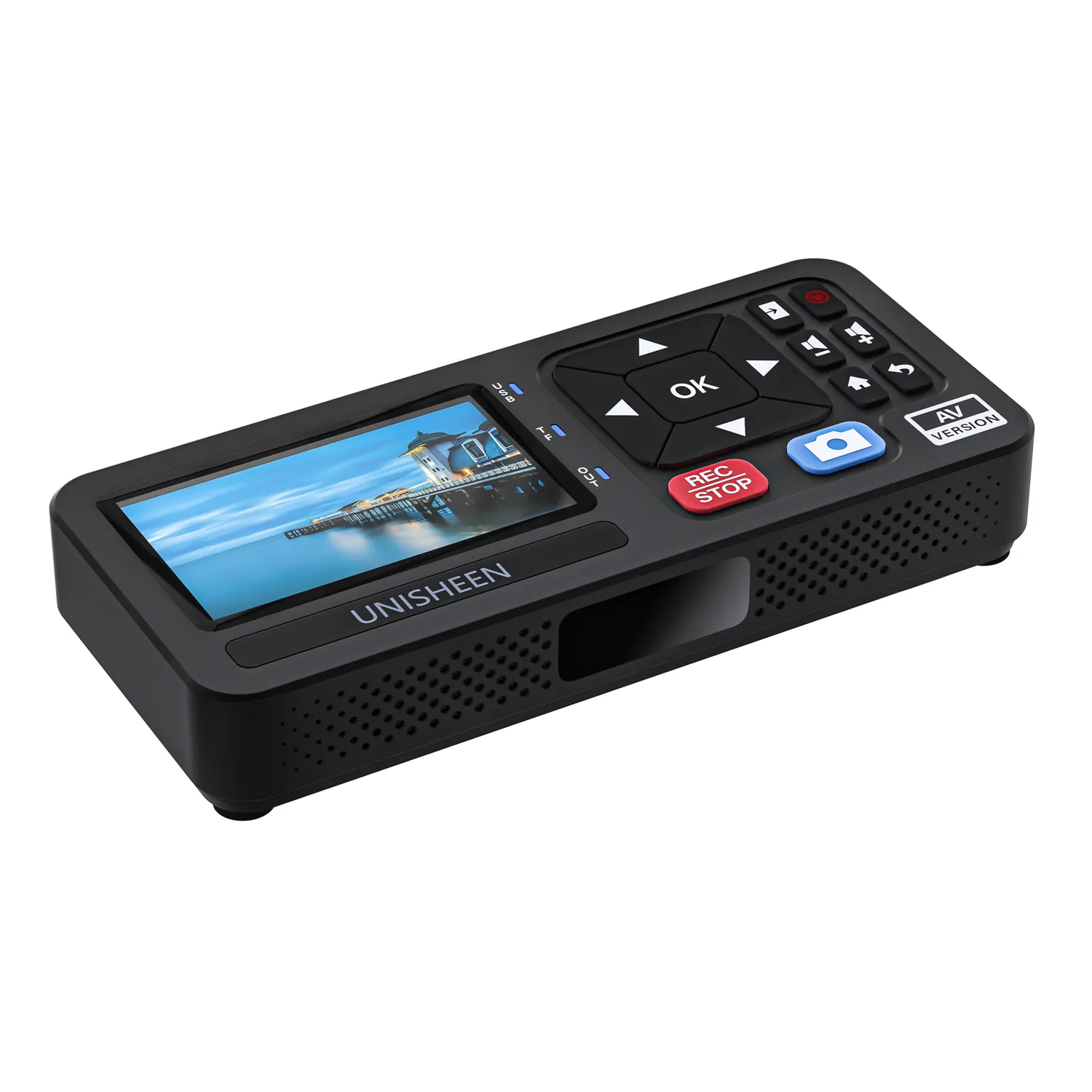 UNISHEEN UR230A TF 아날로그 CVBS RCA S비디오 카메라, USB 테이프 VCR VHS 캡처 카드 박스, MP3 비디오 레코더