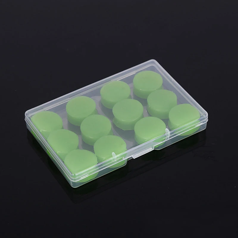 12PCS 실리콘 귀 플러그 소음 감소 수면 안티 취소 방음 귀마개 보호 잠자는 재사용 가능한 귀 플러그