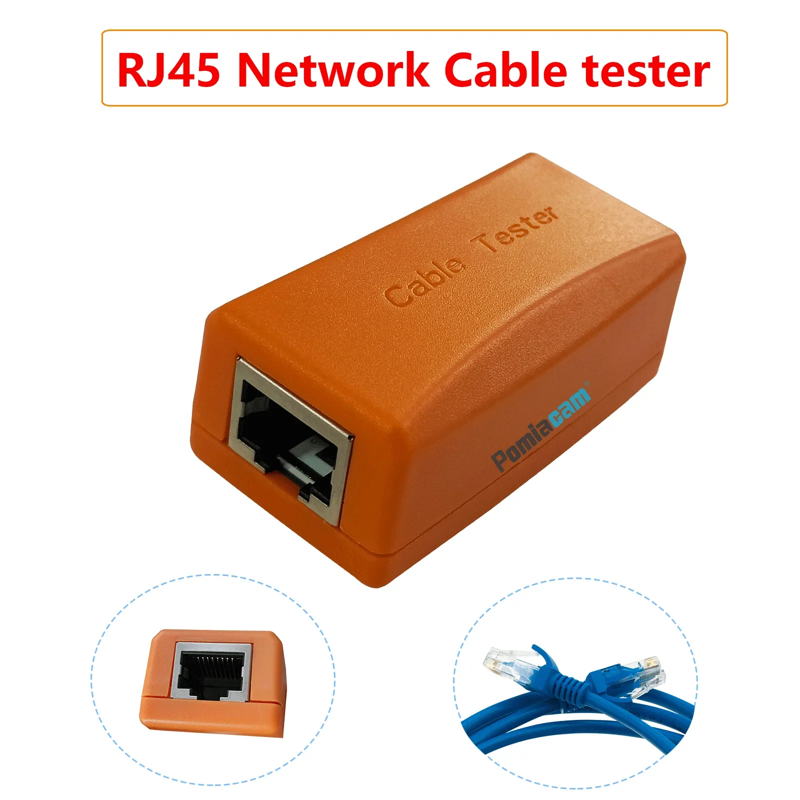 CCTV 카메라 테스터용 네트워크 케이블 테스트 박스, UTP 케이블 테스트 박스, RJ45 네트워크 케이블 커넥터 결함 지점 감지