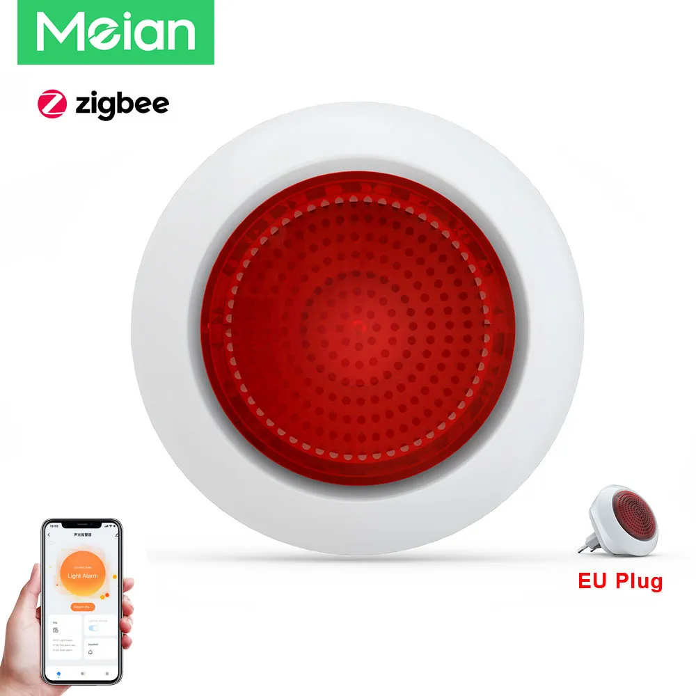 Meian 플래시 사운드 사이렌 알람, 무선 알람 시스템, 보안 제어 스마트 라이프, 투야 지그비, 110V, 220V, 100dB title=Meian 플래시 사운드 사이렌 알람, 무선 알람 시스템, 보안 제어 스마트 라이프, 투야 지그비, 110V, 220V, 100dB 