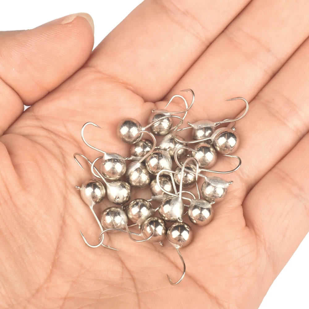 엘리트 TG 볼 지그 헤드, 깊은 물, 부드러운 루어, 텅스텐 얼음 낚시, 하야부사 후크, 2.5mm, 3mm, 4mm, 5mm, 6mm, 7mm, 8mm