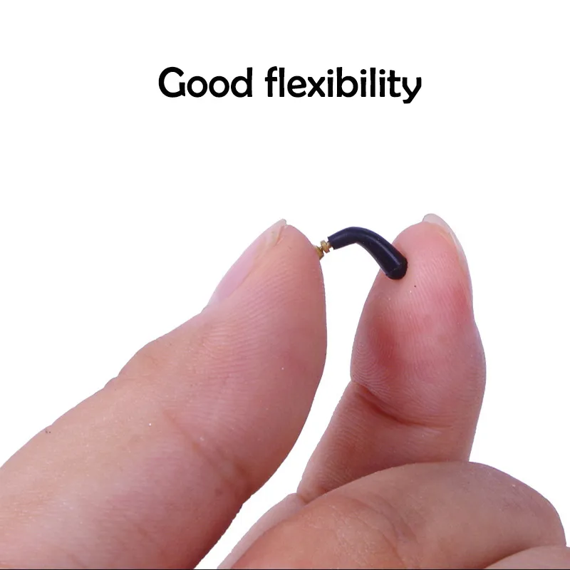 FTK 낚시 기어 블록 회전 드리프트 낚시 플로트 액세서리, 구리 고무 도구, 낚시 도구, 플로트 레스트, 10 개-100 개