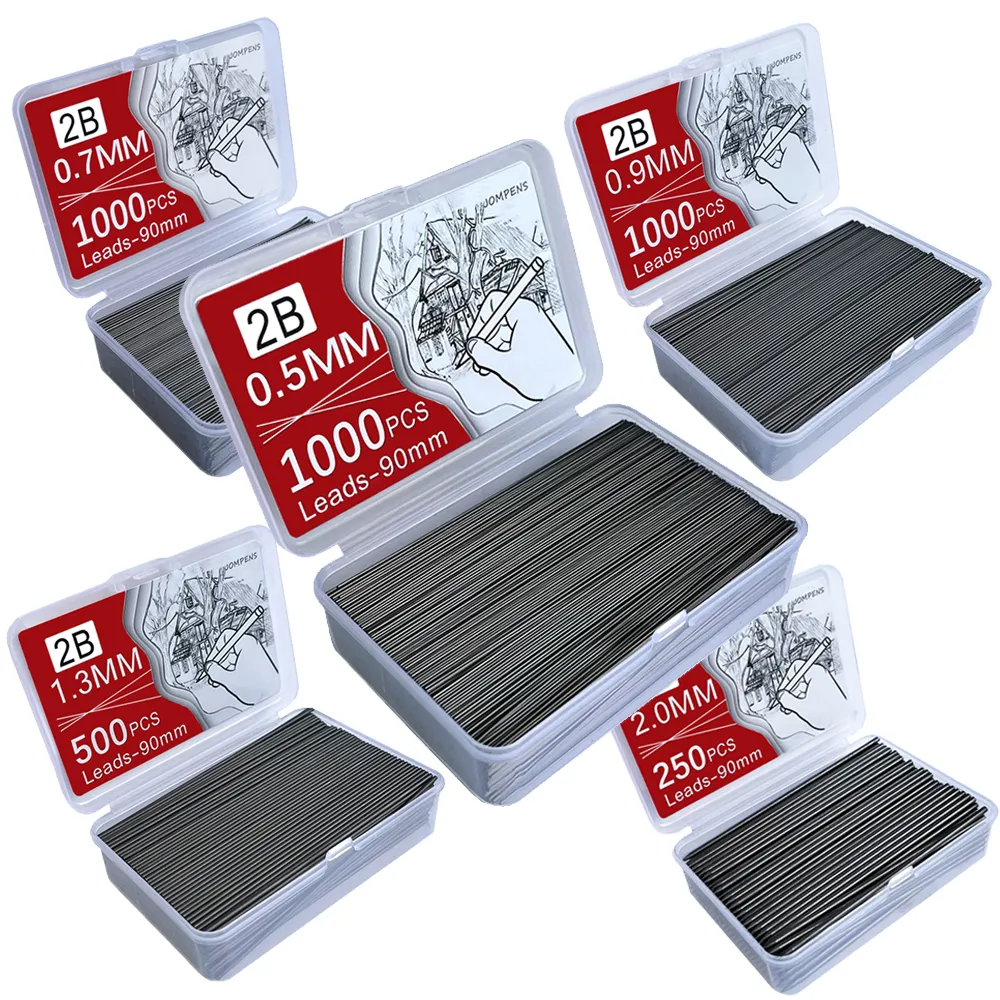 학생용 대용량 샤프 리필, 리드 코어 0.5 0.7, 0.9 1.3, 2.0mm, 1000 개, 저렴한 선물 상자 title=학생용 대용량 샤프 리필, 리드 코어 0.5 0.7, 0.9 1.3, 2.0mm, 1000 개, 저렴한 선물 상자