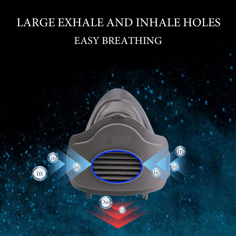 새로운 반 얼굴 먼지 마스크 호흡기 방진 작업 안전 마스크, 면 필터 DIY 집 깨끗한 목수 빌더 연마