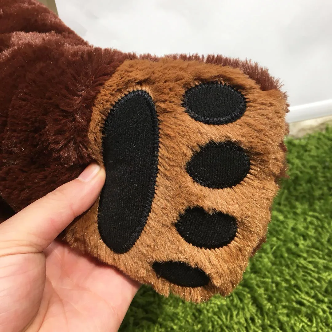DJUNGELSKOG 시뮬레이션 갈색 곰 거대한 봉제 테디 베어 장난감, 동물 인형, 부드러운 쿠션, 소녀 어린이 생일 선물, 40cm -100cm