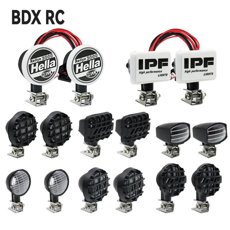 RC 자동차 원형 LED 조명, 브래킷 포함 헤드라이트, 1/10 크롤러 Traxxas TRX4 TRX6 Axial SCX10 III YK4082 Tamiya CC01 용 스포트라이트 title=RC 자동차 원형 LED 조명, 브래킷 포함 헤드라이트, 1/10 크롤러 Traxxas TRX4 TRX6 Axial SCX10 III YK4082 Tamiya CC01 용 스포트라이트 