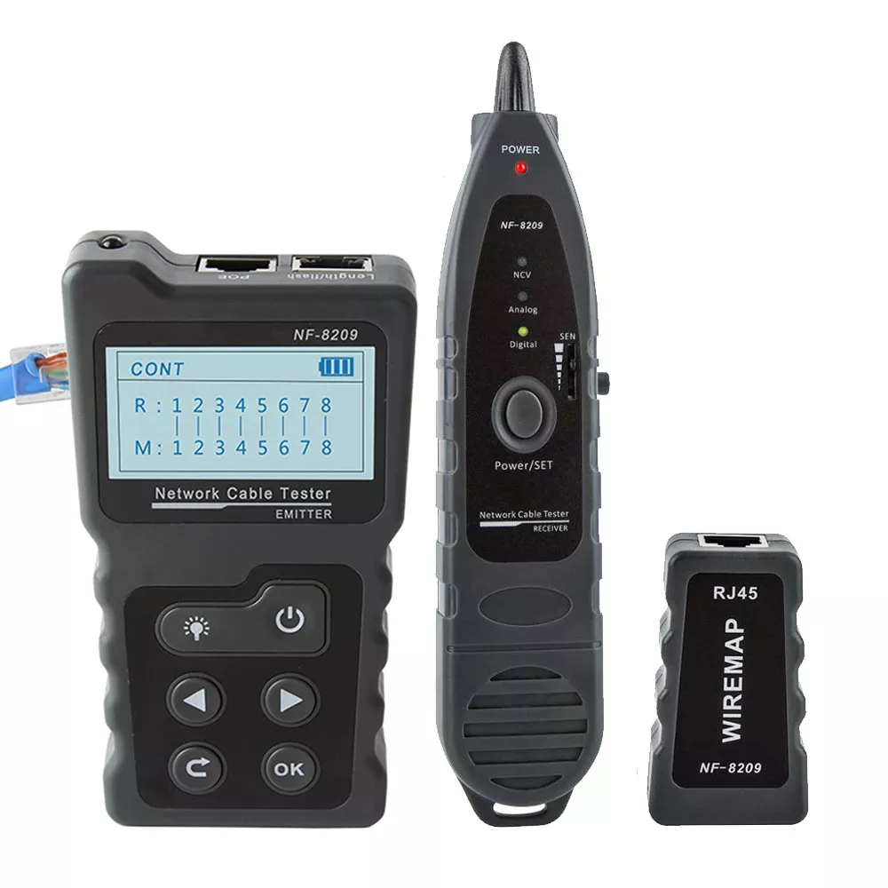 NOYAFA NF-8209 RJ45 케이블 추적기 POE 네트워크 와이어 검사기 케이블 테스터 테스트 네트워크 도구 스캔 케이블 title=NOYAFA NF-8209 RJ45 케이블 추적기 POE 네트워크 와이어 검사기 케이블 테스터 테스트 네트워크 도구 스캔 케이블 