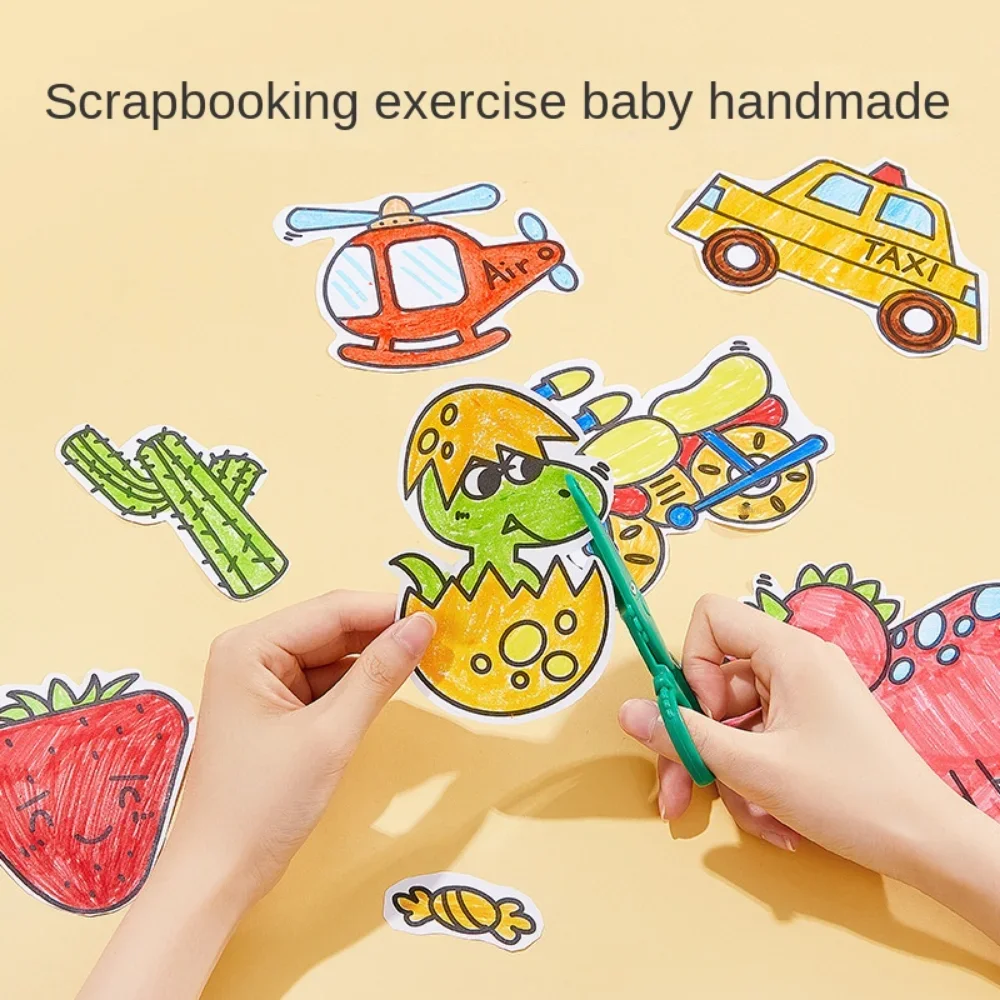 어린이 그림 롤 DIY 색칠하기 종이 롤, 컬러 채우기 종이, 낙서 스크롤 종이 컷, 어린이 그림 장난감, 교육 장난감