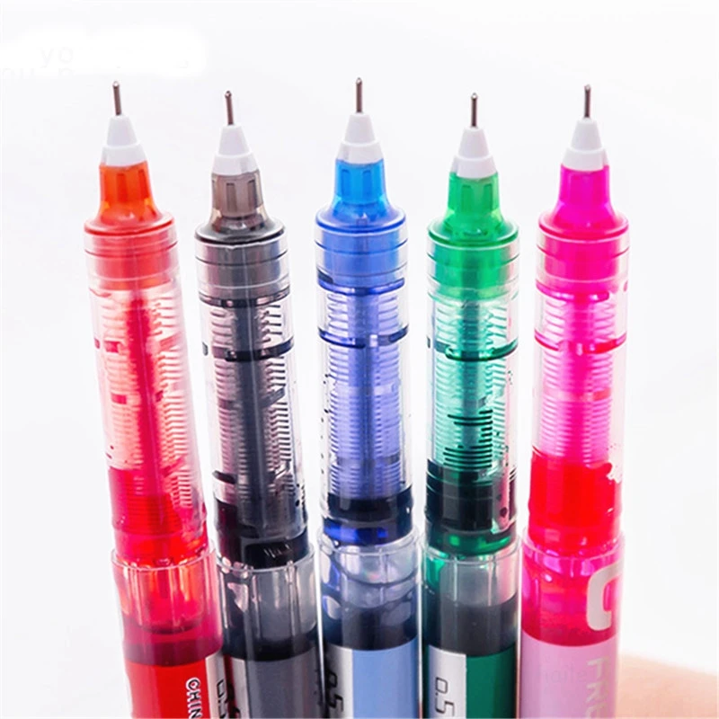 Haile 귀여운 롤러 볼펜, 0.28/0.38/0.5mm 초 미세 펜촉 액체 잉크 볼펜, 저널 쓰기 용 학교 사무실 문구