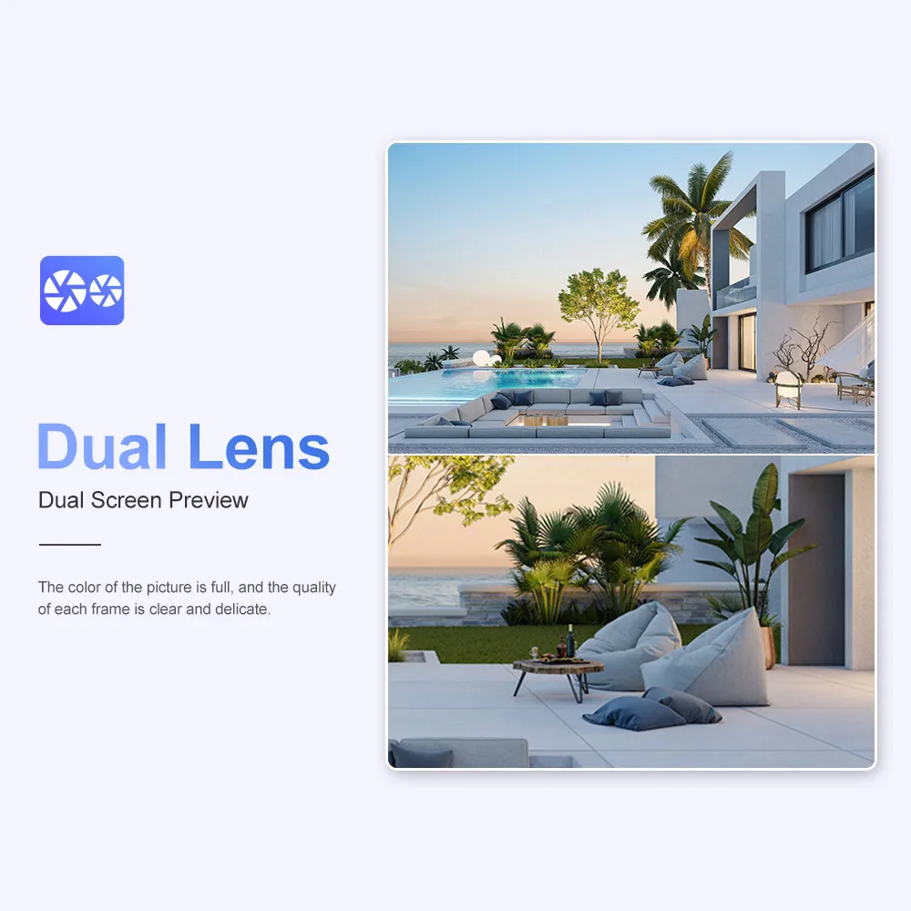 LS VISION 듀얼 렌즈 태양광 카메라, 4K, 8MP, 10X, 4X 줌, 4G SIM, 와이파이 보안 야외 카메라, 휴머노이드 컬러 추적, 야간 투시 캠