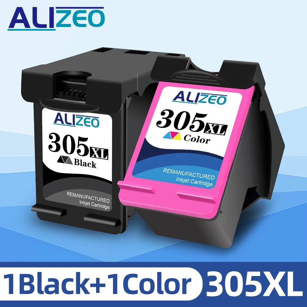 Alizeo HP 305 HP 305 XL 잉크 카트리지 교체용, HP DeskjetSeries 4100 1212 1255 4122 6422 6430 2332 title=Alizeo HP 305 HP 305 XL 잉크 카트리지 교체용, HP DeskjetSeries 4100 1212 1255 4122 6422 6430 2332 