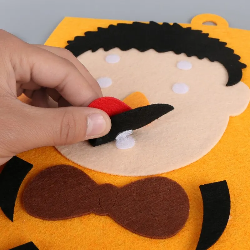 DIY 감정 변화 퍼즐 장난감, 창의적인 얼굴 표현, 어린이 학습 교육 장난감, 재미있는 세트, 재미있는 선물