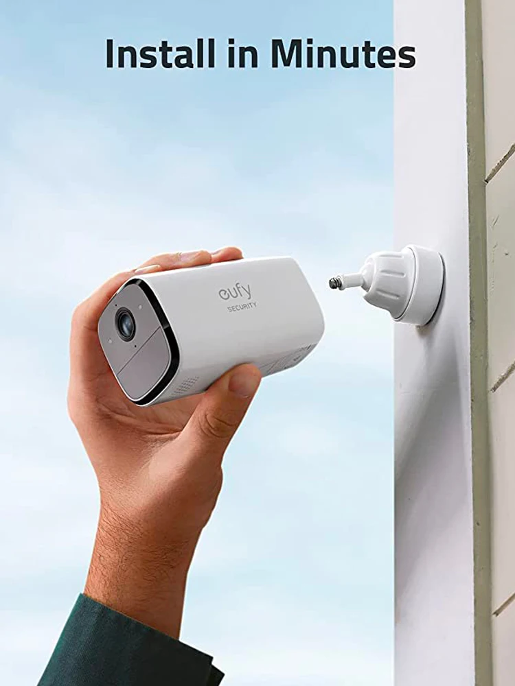 Eufy-보안 SoloCam E40 야외 보안 카메라, 고급 AI 사람 감지, 양방향 오디오, 2K 해상도, 와이파이 내후성