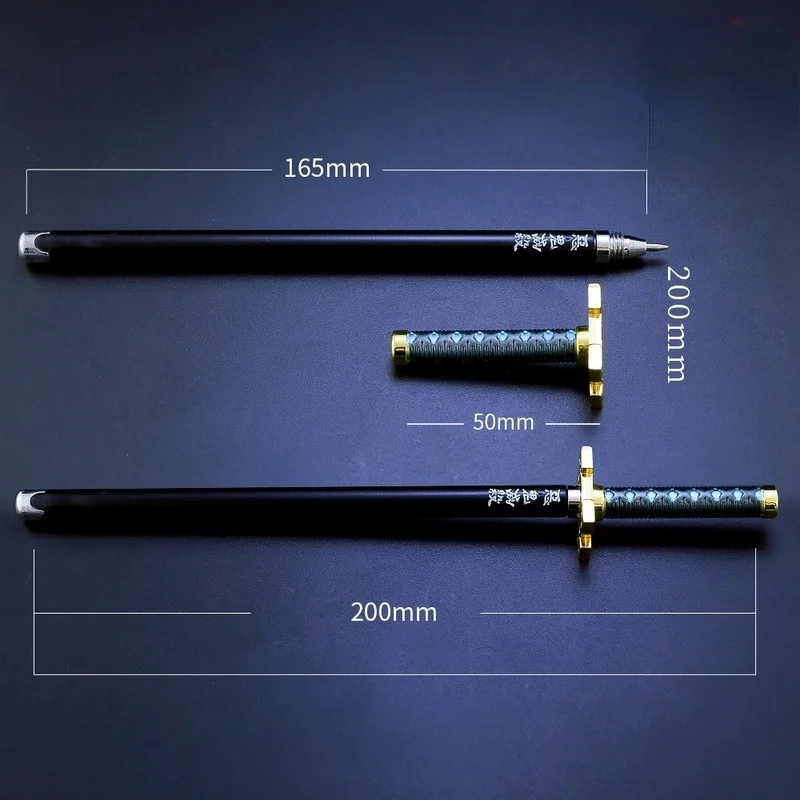 애니메이션 악마 슬레이어 소드 젤 펜, 검정 잉크 리필 필기용 펜, 학교 문구류 용품, 0.5mm