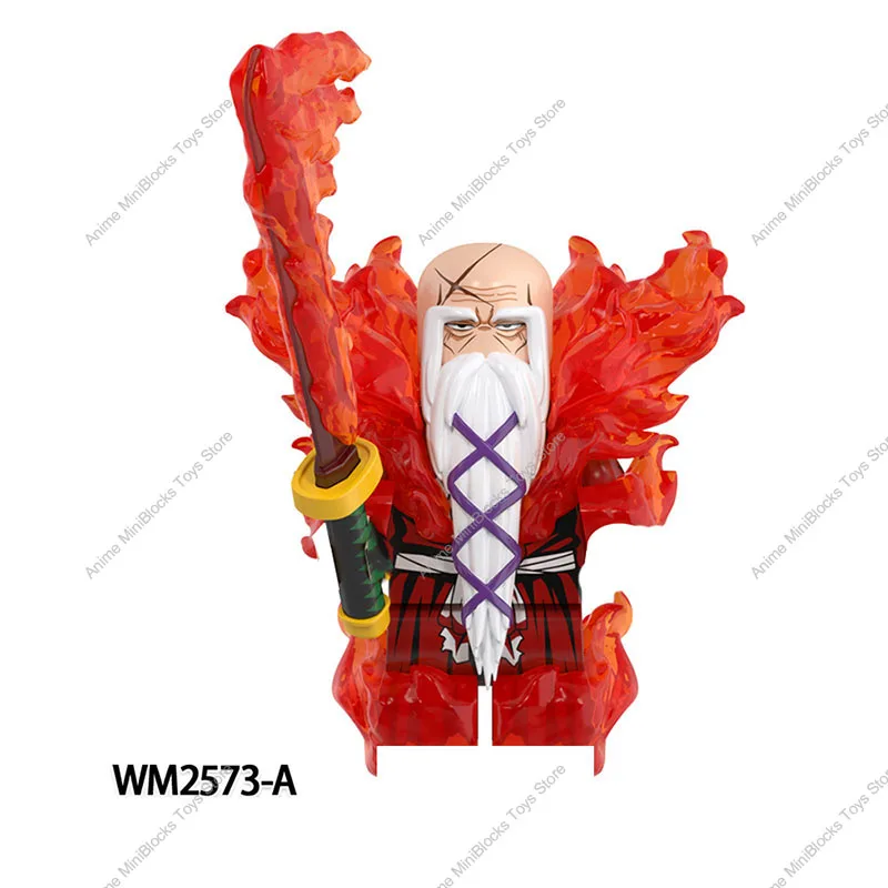 BLEACH 히츠가야 쿠로사키 쿠치키 이치고 빌딩 블록, 애니메이션 만화 미니 피규어, 액션 장난감 브릭, 어린이 KDL816, WM6164