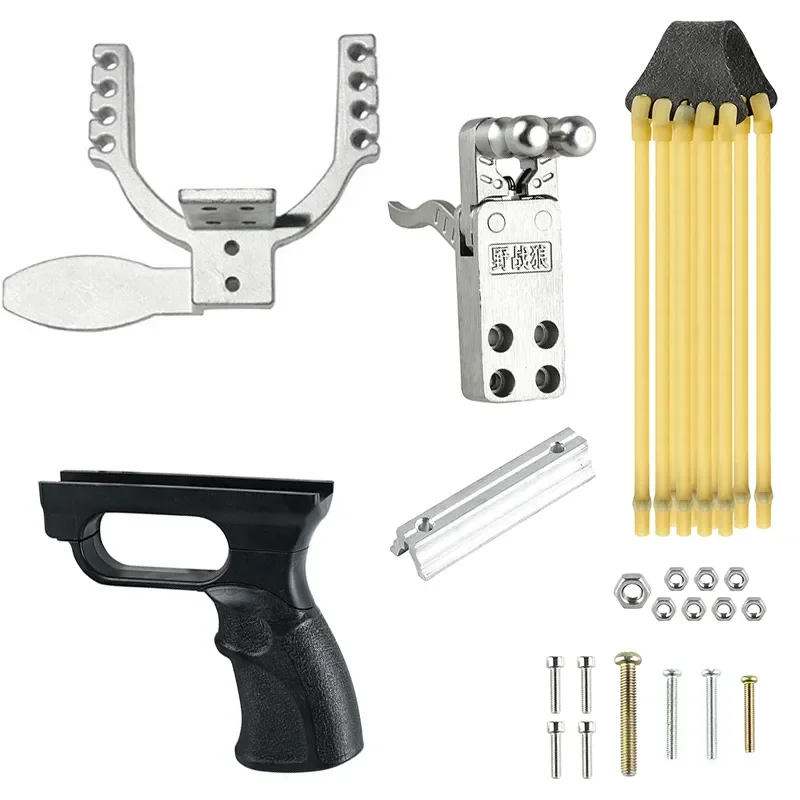 DIY 304 스테인레스 스틸 기계식 새총 액세서리, 슬라이딩 모듈 트리거, 강력한 고무 밴드 title=DIY 304 스테인레스 스틸 기계식 새총 액세서리, 슬라이딩 모듈 트리거, 강력한 고무 밴드