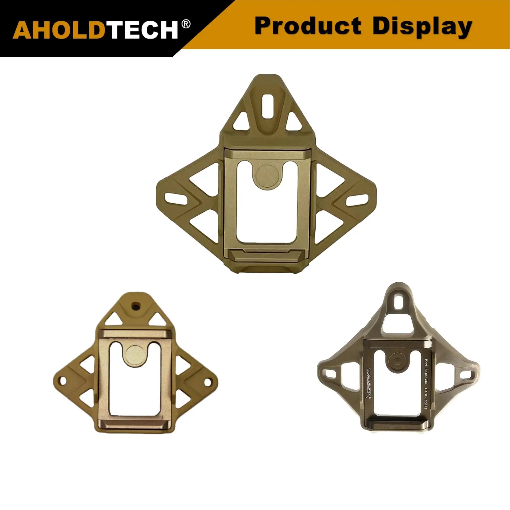 Aholdtech VAS 헬멧 슈라우드 모듈러 번지 Wilcox L4 NVG 마운트 어댑터, FAST MICH WENDY 전술 방탄 헬멧 NVG 브래킷