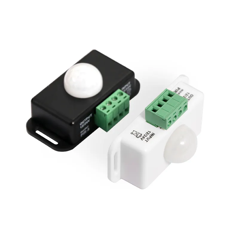 LED 라이트 스트립용 바디 적외선 PIR 모션 센서 스위치, 자동 적외선 PIR 모션 센서 타이머 스위치, DC 12V-24V title=LED 라이트 스트립용 바디 적외선 PIR 모션 센서 스위치, 자동 적외선 PIR 모션 센서 타이머 스위치, DC 12V-24V 