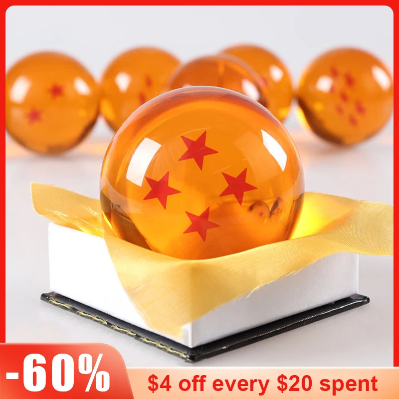 DBZ 크리스탈 볼 애니메이션 피규어, Shenron 소원 공, 코스프레 소품, 소장용 데스크탑 장식 완구, 7.6cm, 1, 2, 3, 4, 5, 6, 7 스타 title=DBZ 크리스탈 볼 애니메이션 피규어, Shenron 소원 공, 코스프레 소품, 소장용 데스크탑 장식 완구, 7.6cm, 1, 2, 3, 4, 5, 6, 7 스타 