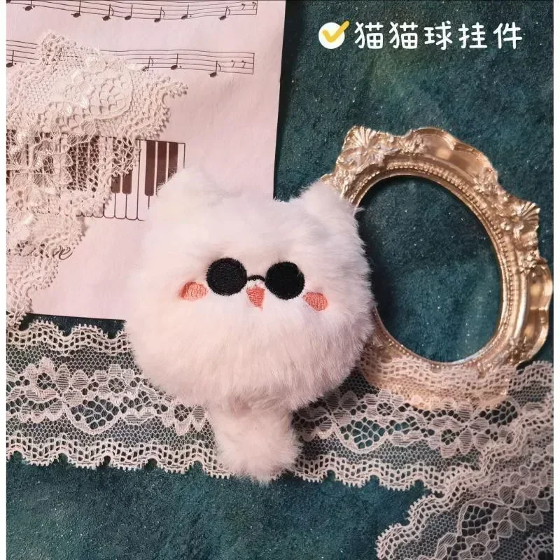 애니메이션 인기 애니메이션 고조 사토루 고양이 봉제 자수 봉제 열쇠 고리, 인형 인형 펜던트, 만화 장난감, 어린이 선물