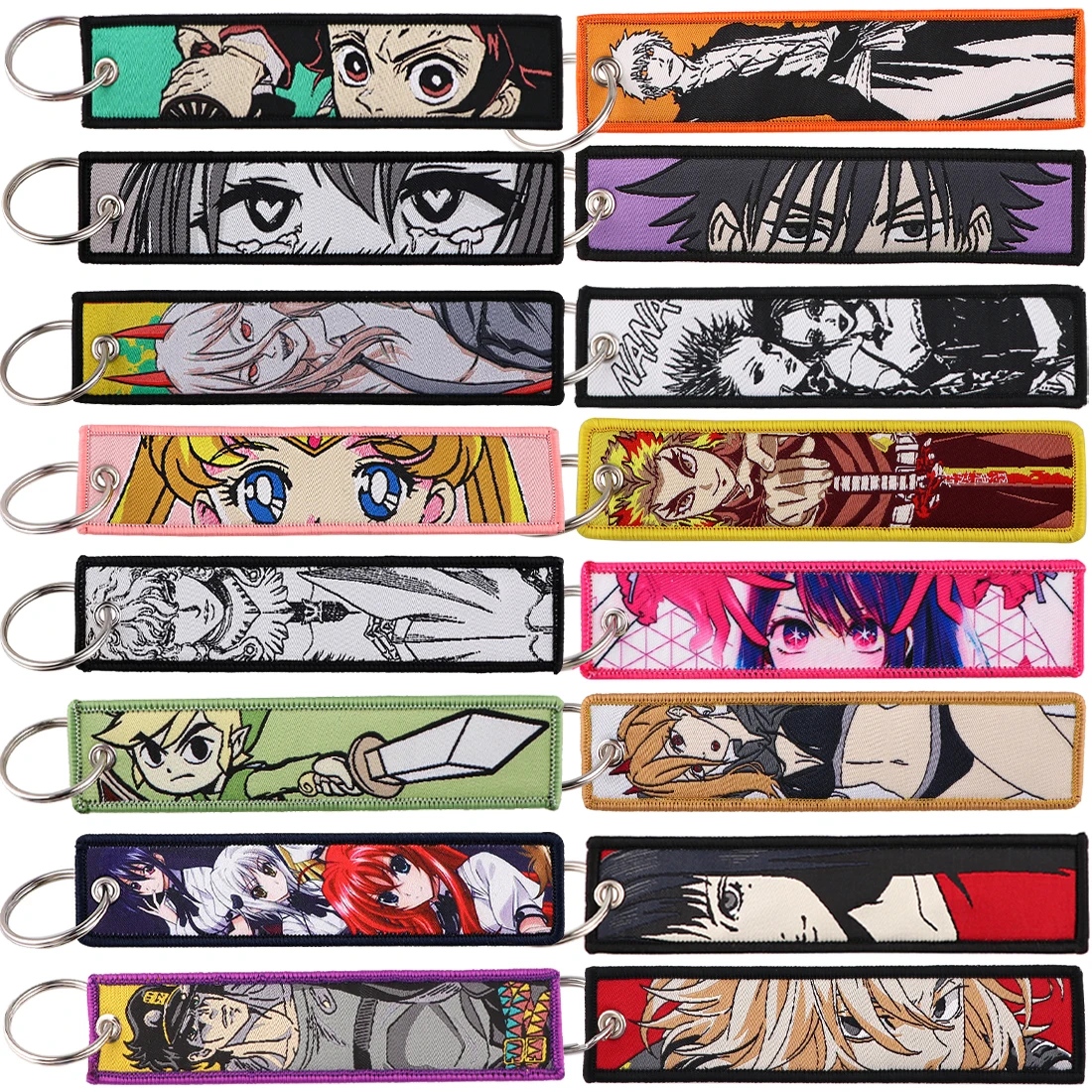 제트 태그 애니메이션 키 태그 멋진 자수 키 체인, 오토바이 키 체인, 패션 키 링 액세서리 선물, 1 개 title=제트 태그 애니메이션 키 태그 멋진 자수 키 체인, 오토바이 키 체인, 패션 키 링 액세서리 선물, 1 개