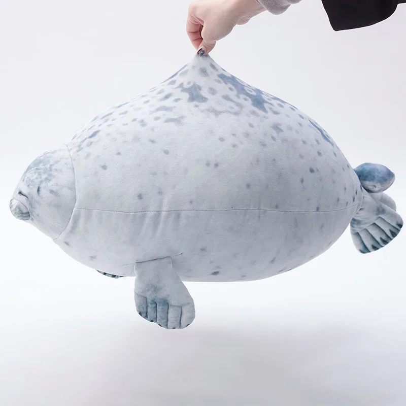 귀여운 도장 봉제 인형, 실물 같은 해양 생물 도장, 부드러운 인형 시뮬레이션 도장 베개, 어린이 장난감, 생일 선물, 30cm, 40cm, 60cm