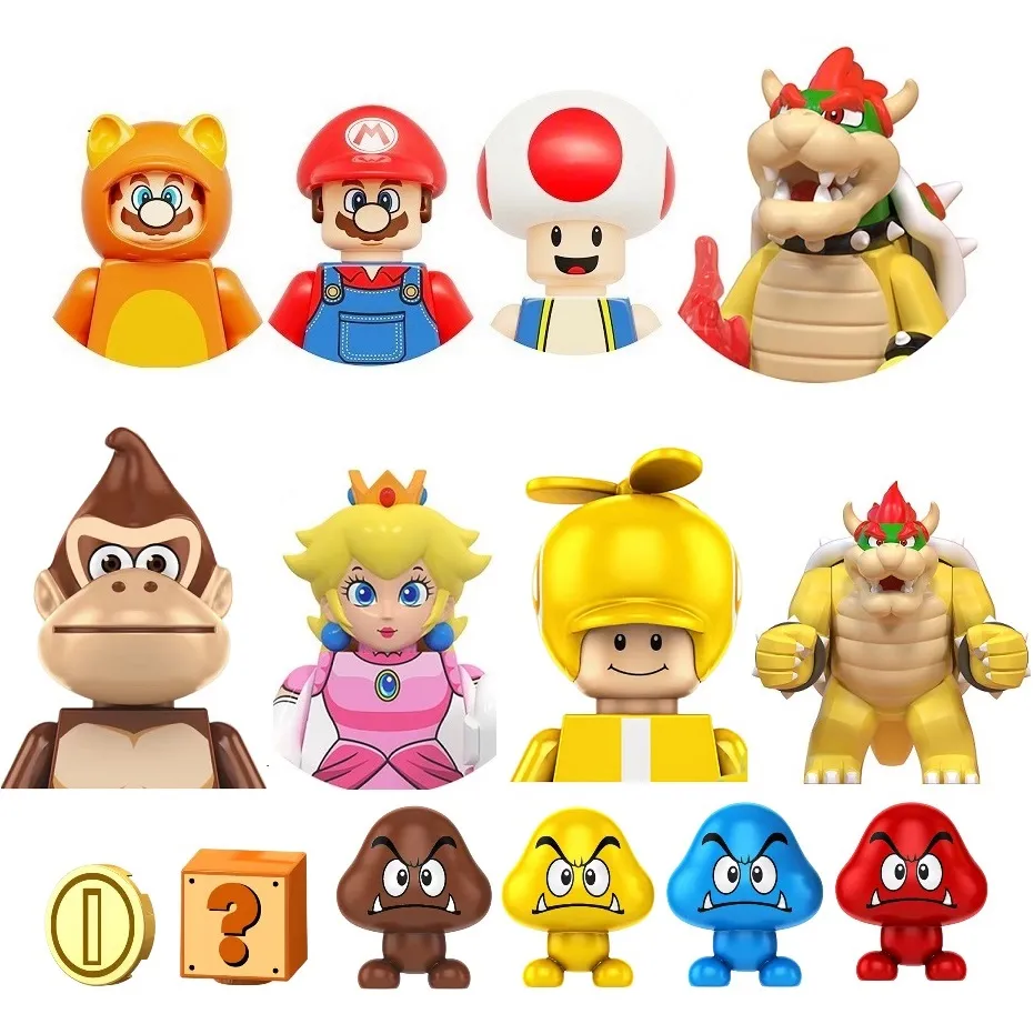 슈퍼 메리 시리즈 세트, 마리오 브라더스, 루이지, 보우서, 요시, 피치, 두꺼비, 동키, 콩, 미니 액션 피규어 완구, KDL815, WM6103 title=슈퍼 메리 시리즈 세트, 마리오 브라더스, 루이지, 보우서, 요시, 피치, 두꺼비, 동키, 콩, 미니 액션 피규어 완구, KDL815, WM6103 