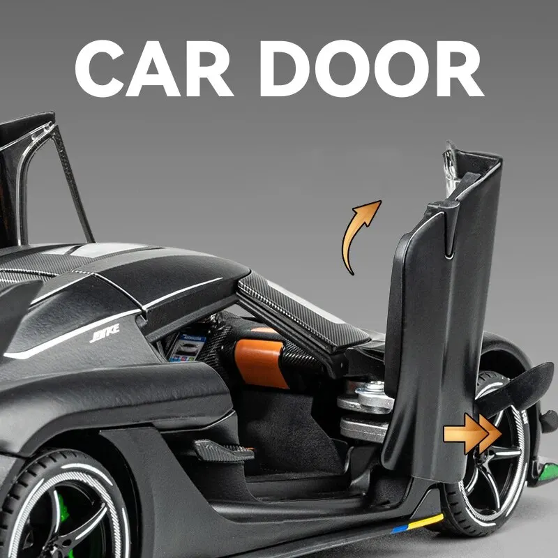 Pagani Koenigsegg 합금 자동차 모델, 남자친구 생일 선물, 슈퍼카 모델 패션 액세서리, 1:24 체중계