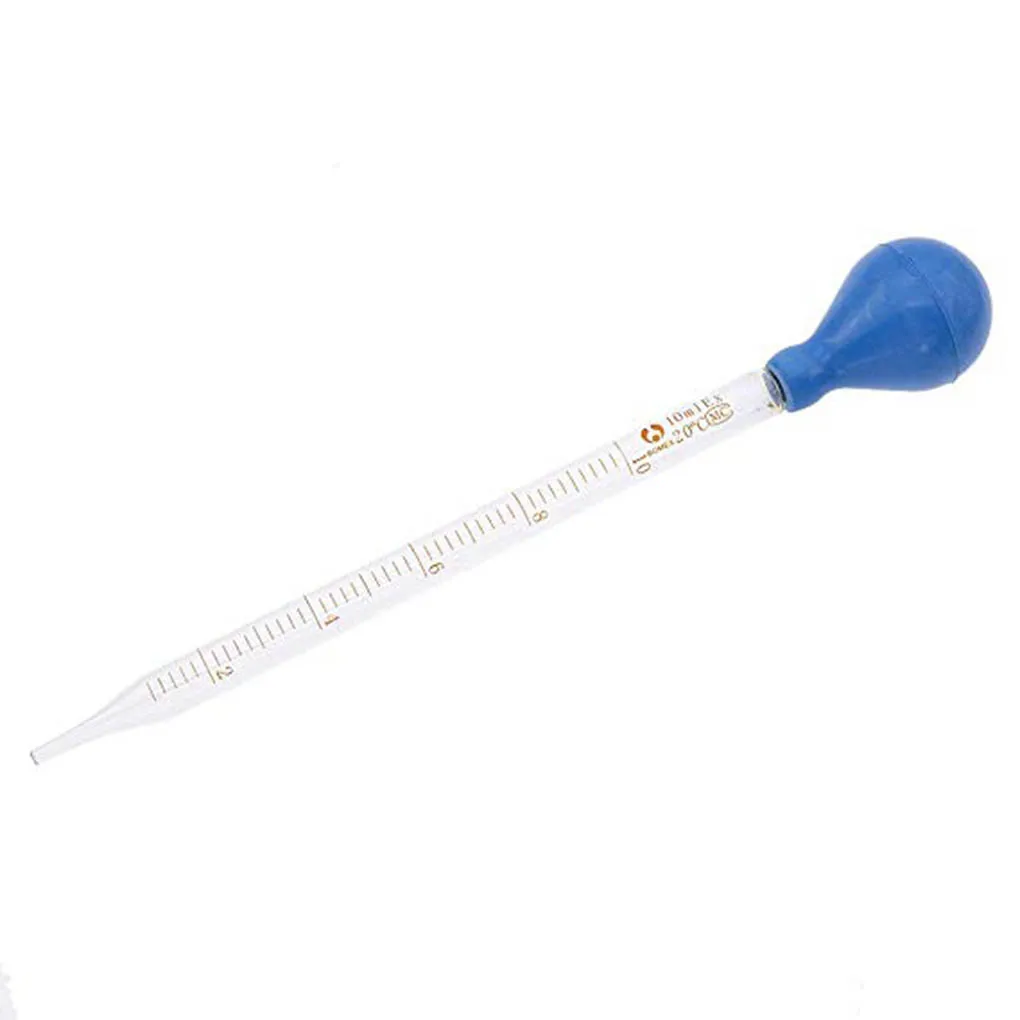 5 ml/10 ml/20 ml/50 ml 유리 스케일 라인 dropper 피펫 실험실 dropper 측정 pipet 파란색 고무 헤드 피펫 측정