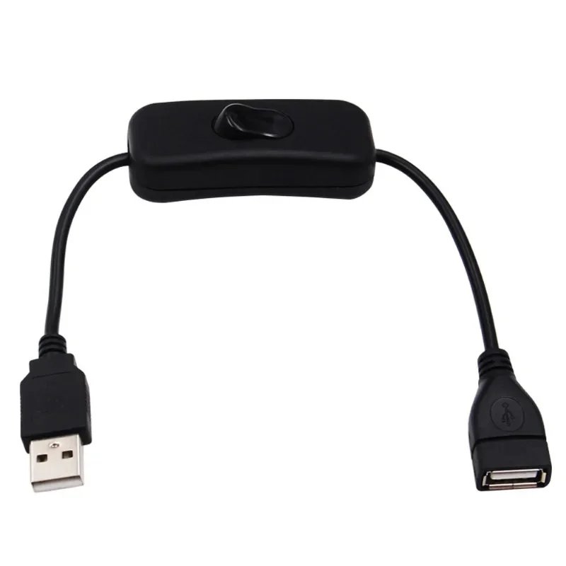 USB 램프용 연장 토글 케이블, 수-암 ON/OFF 케이블, USB 팬 전원 공급 장치 라인, 내구성 있는 핫 세일 어댑터, 28cm