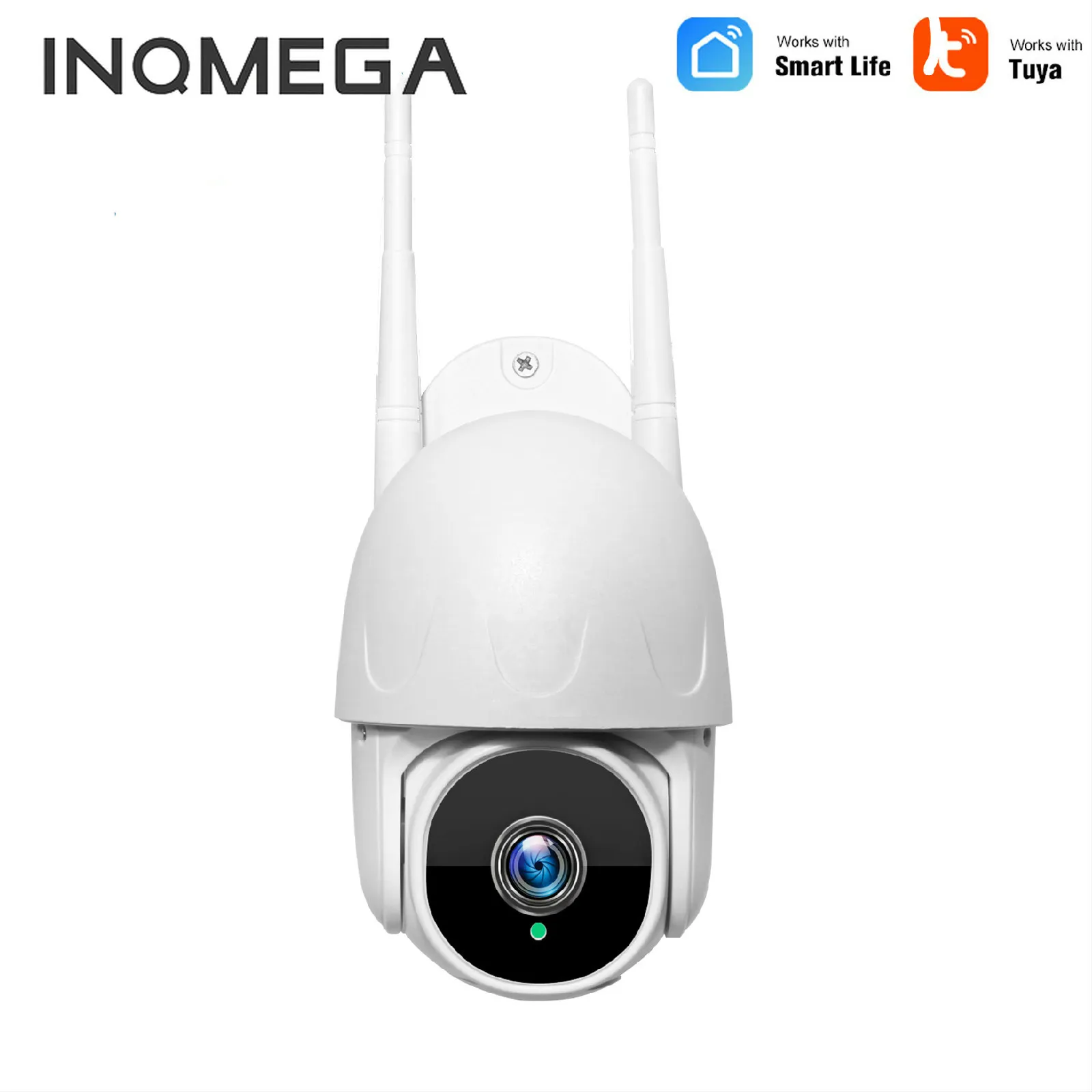 INQMEGA 와이파이 투야 스마트 PTZ 카메라, 무선 자동 추적 카메라, 양방향 오디오, 야외 가정용 HD CCTV 감시, 방수, 1080P title=INQMEGA 와이파이 투야 스마트 PTZ 카메라, 무선 자동 추적 카메라, 양방향 오디오, 야외 가정용 HD CCTV 감시, 방수, 1080P 