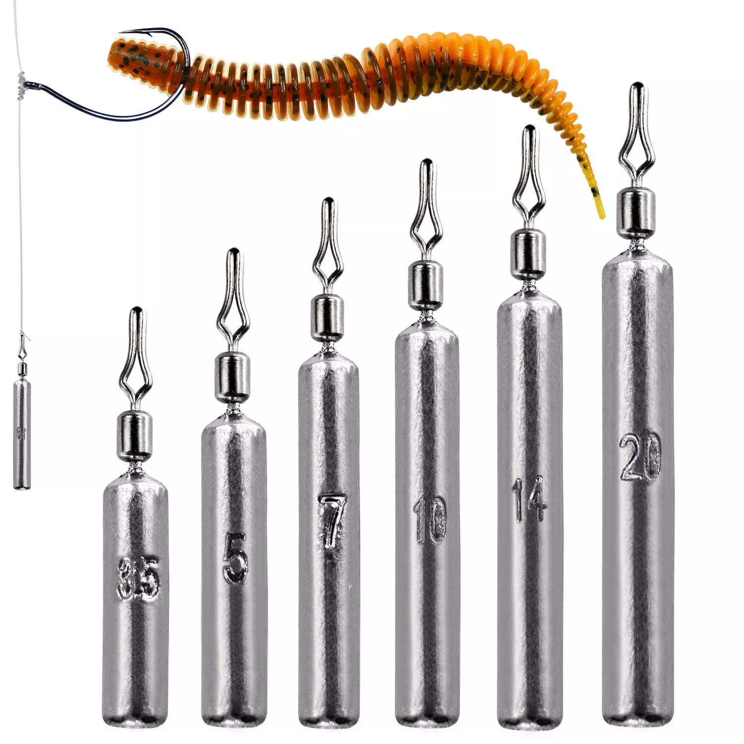 드롭 샷 낚시 싱커, 잉어 낚시 미끼 싱커, 무게추 낚시 태클 액세서리, 3.5g, 5g, 7g, 10g, 14g, 20g, 로트당 10 개 봉돌  싱커 묶음추 title=드롭 샷 낚시 싱커, 잉어 낚시 미끼 싱커, 무게추 낚시 태클 액세서리, 3.5g, 5g, 7g, 10g, 14g, 20g, 로트당 10 개 봉돌  싱커 묶음추 